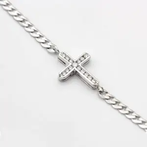 Italian Fremada Chain Yellow Stone Pendant